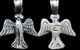 Ancient Greek Owl Charm Reproduction, Stering Silver Ancient Greek Owl Charm Reproduction, Stering Silver